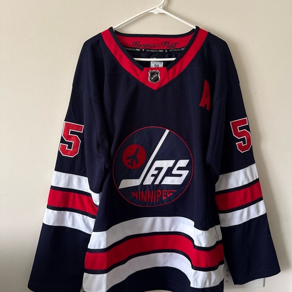 Fanatics Other - Men’s Fanatics Mark Scheifele #55 Winnipeg Jets NHL Jersey Sz 50 - Blue RARE